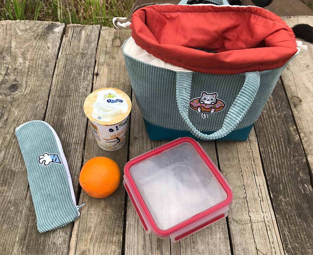 Lunch bag "Donuts à la plage"