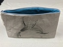 Trousse "Baleines" en "cuir" Vegan