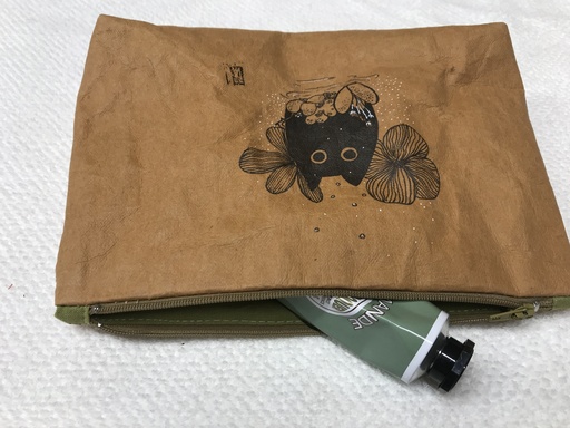 Trousse en cuir Vegan