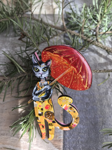 Broche « lady caterley »