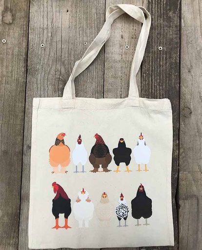Tote bag "Dix poules"