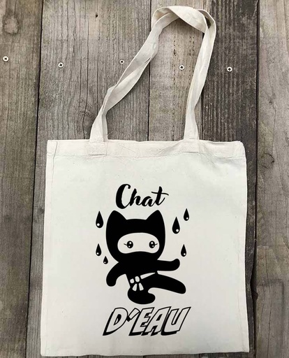 Totebag "Chat D'EAU"