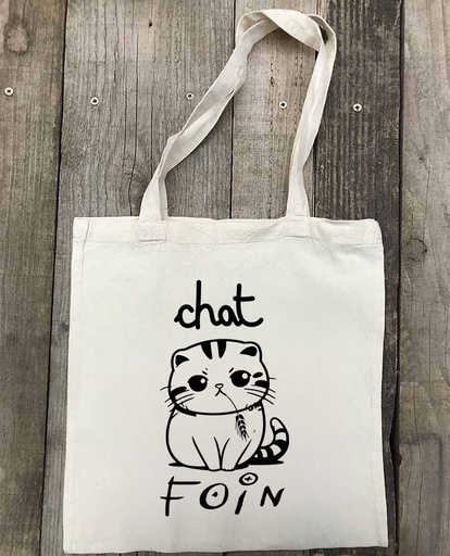 Totebag "Chat Foin"