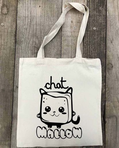 Totebag "Chat MALLOW" 